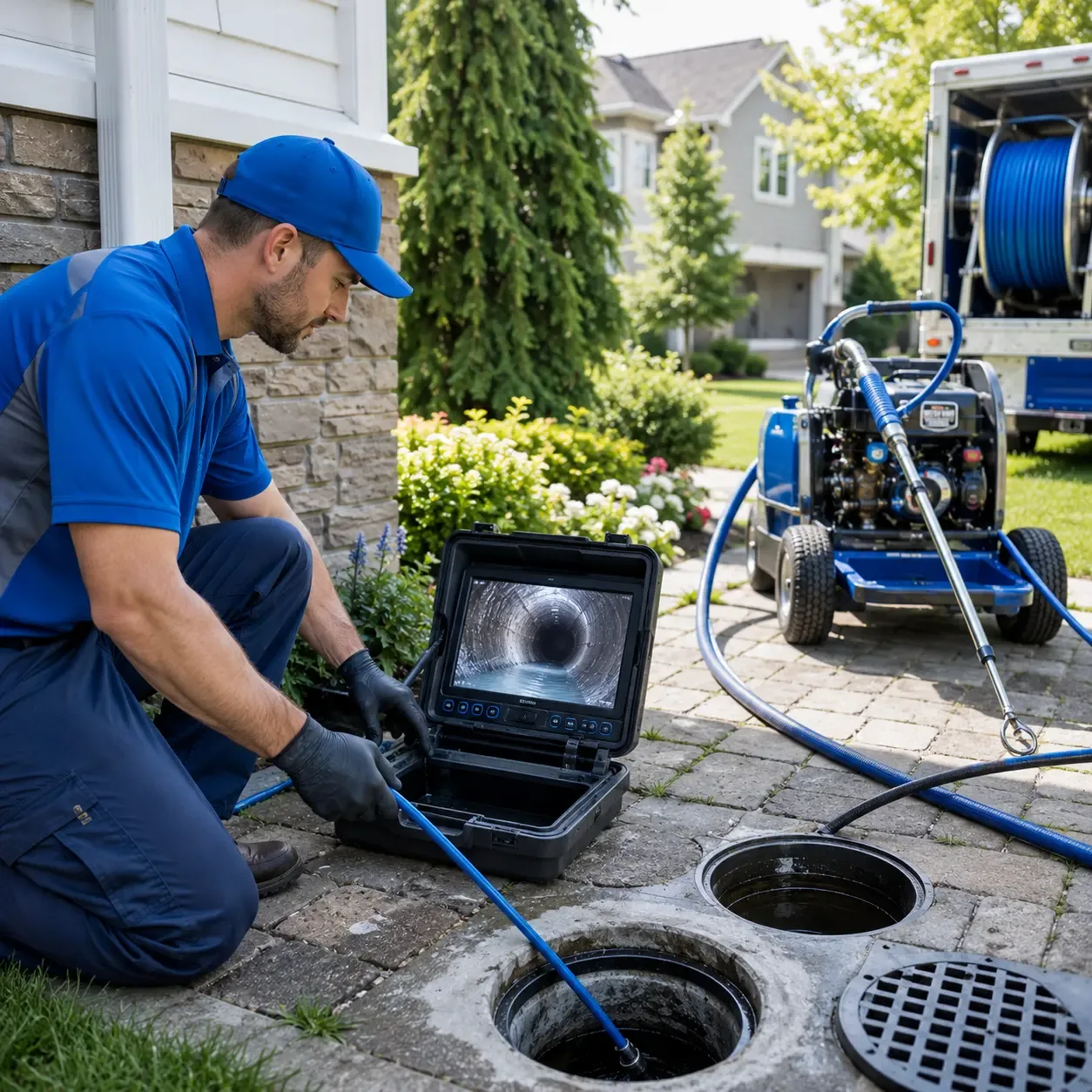 Outdoor drain cleaning professionals serving Albion, IL